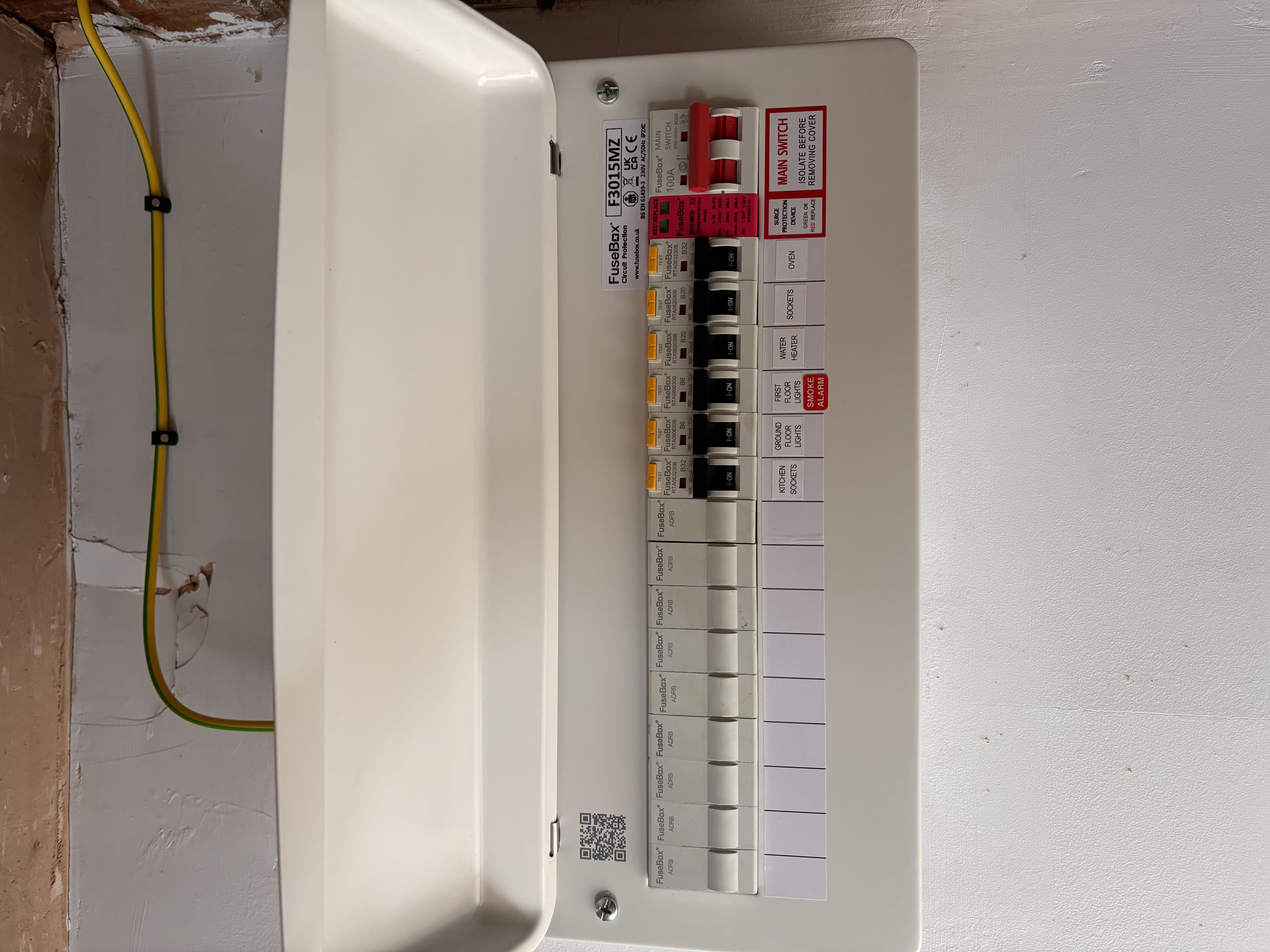 Consumer unit installation